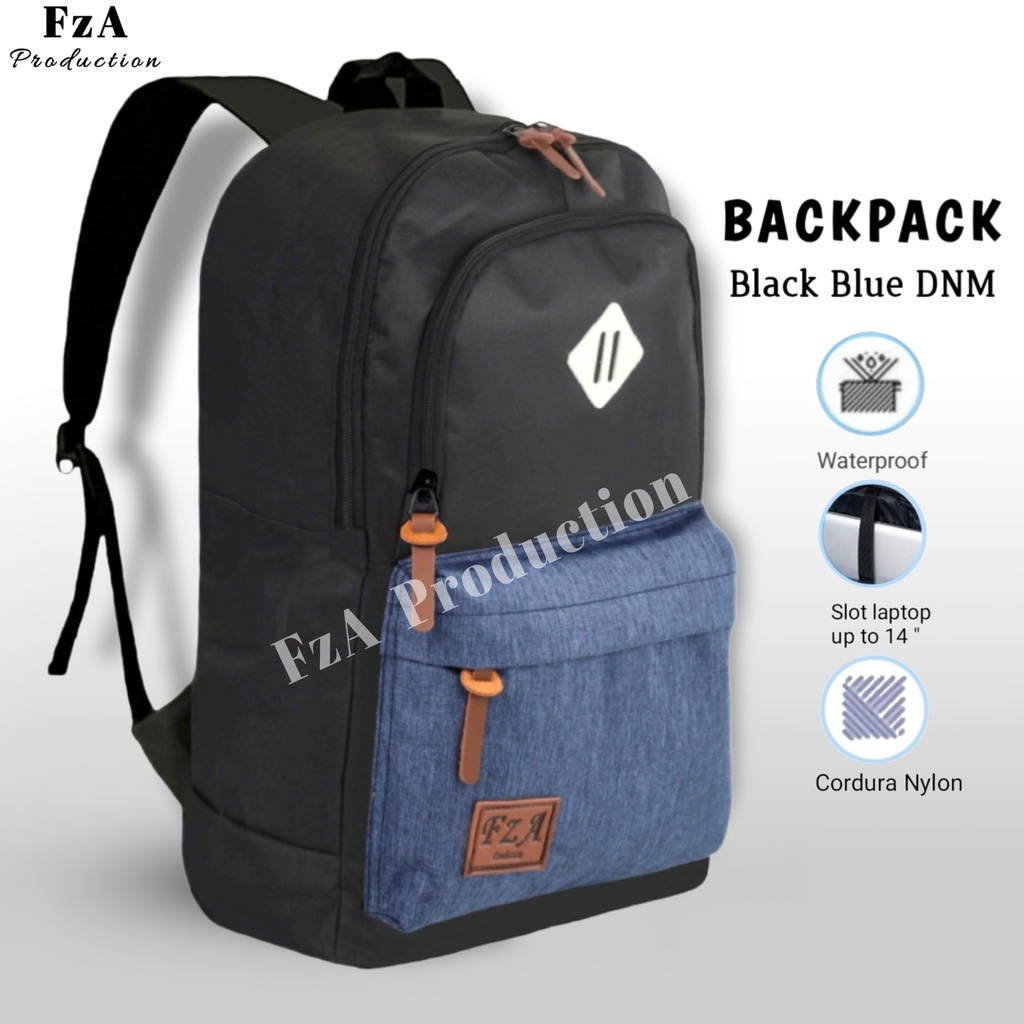 FzA Official - Tas Ransel Punggung Distro Casual Pria Wanita / Tas Ransel Laptop Backpack Original - BBDRC