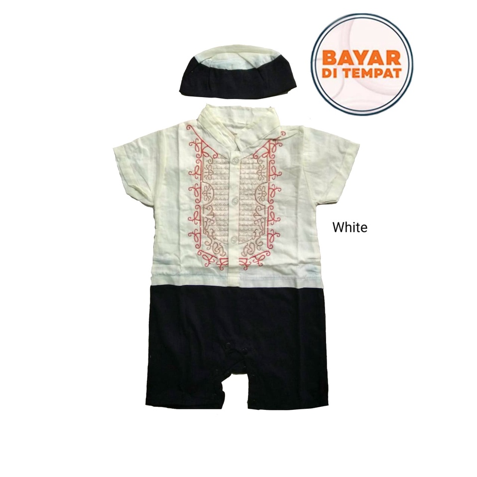 koko romper koko anak akikah lucu - baju bayi baru lahir cowok.