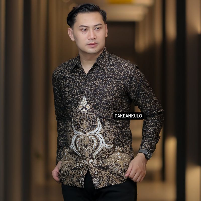 Batik Premium Pria Slimfit 032 Motif Lawasan ORI Berlabel Pakeankulo