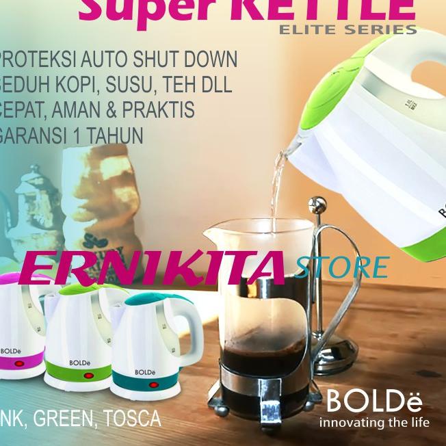 BOLDe SUPER KETTLE - Teko Listrik Pemanas Air