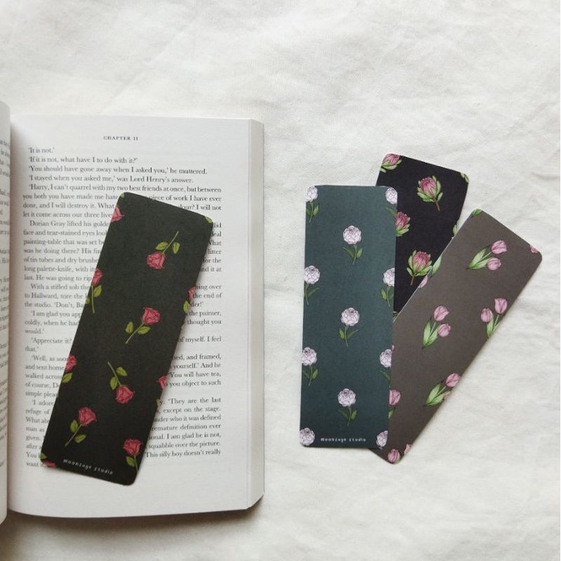 

Flora Bookmark Set 4pcs
