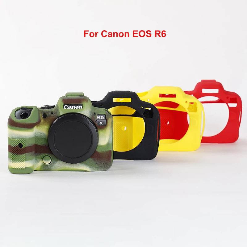 Untuk Canon EOS R R R R5 R6 M50 G7X Mark II Fotografi Aksesoris Tas Karet Cover Pelindung SLR Kamera Lembut Silikon Body Case