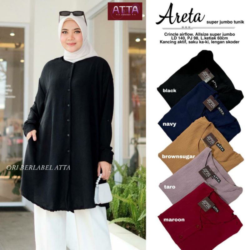 ARETA SUPER JUMBO TUNIK BY ATTA (LD140)