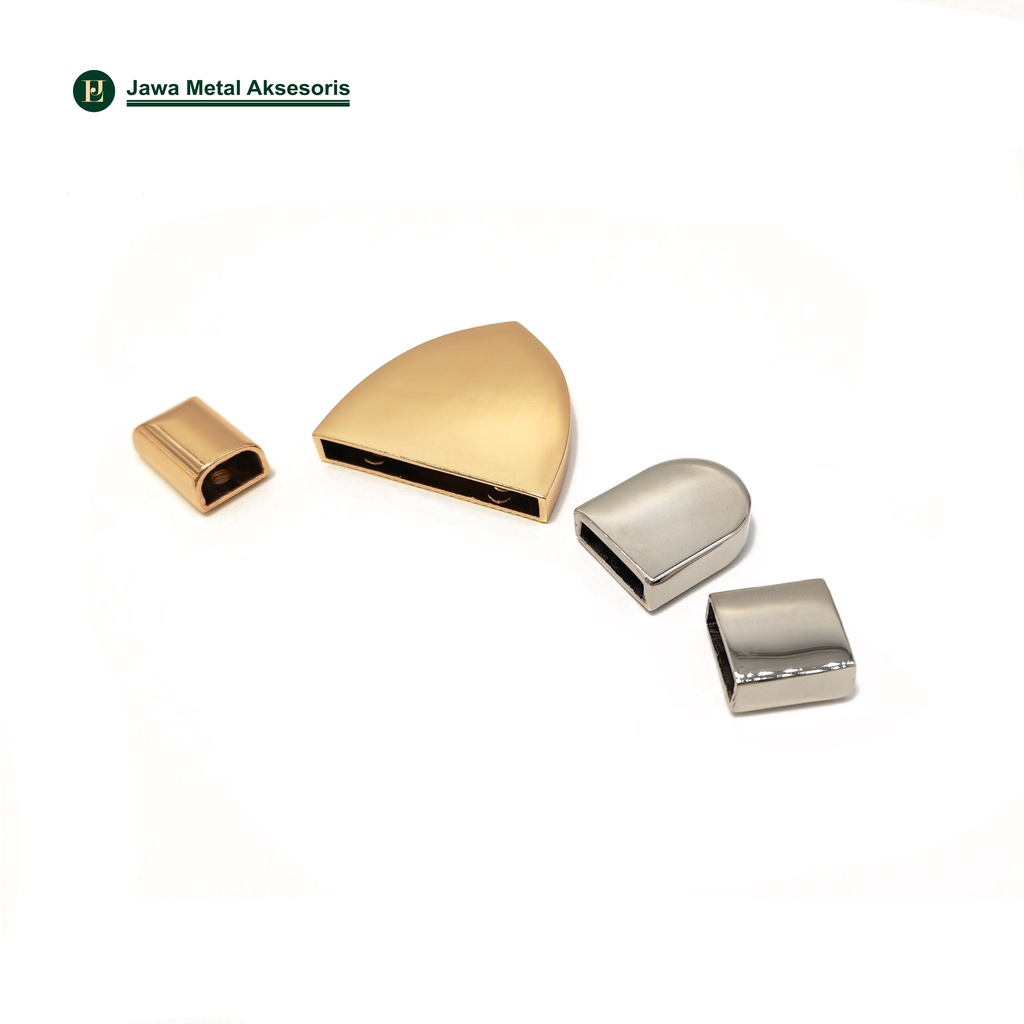 Jawa Alloy Stopper Aksesoris Tas Stoper Ujung Tali Pembatas Pinggiran A0580/X0134/X0466/X0489