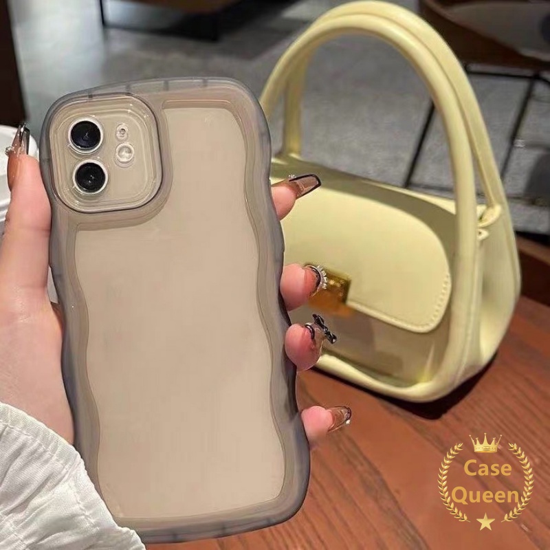 Casing Frame Bergelombang Simple Oppo A95 A96 A17 A12 A17K A57 2022 A15 A16 A74 A5 A9 A54 A3s Reno5 8 7 6 7Z 8Z A16K A5s A12E A7 A55 A76 A16s F9 A53 A15s A1K A16E Soft Military-Sarung Grade