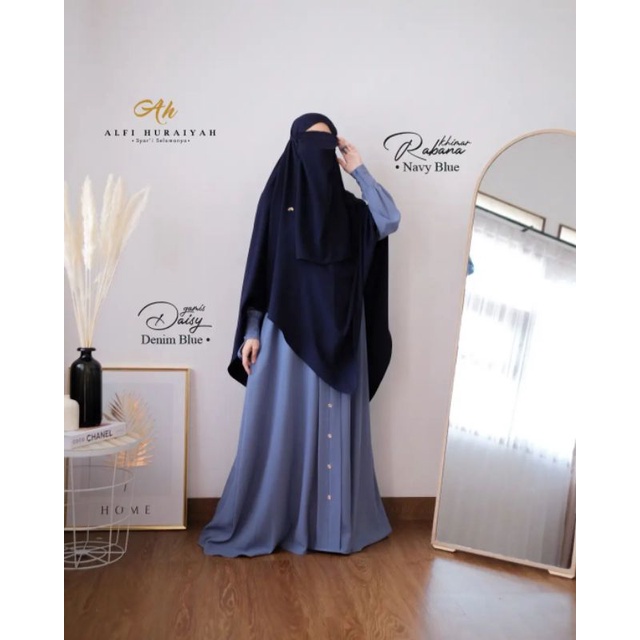 Preloved Khimar Muria Daisy Series by Alfi Huraiyah