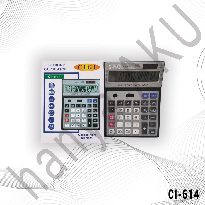 

TERJAMIN KALKULATOR CIGI/ KALKULATOR BESAR / KALKULATOR 14 DIGIT