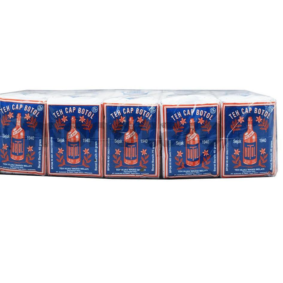 

GROSIR ☘️ MUMTAAZZTORE ☘️GUNUNG SLAMAT Teh Cap Botol Biru [10pcs x 40gr] serbuuu !