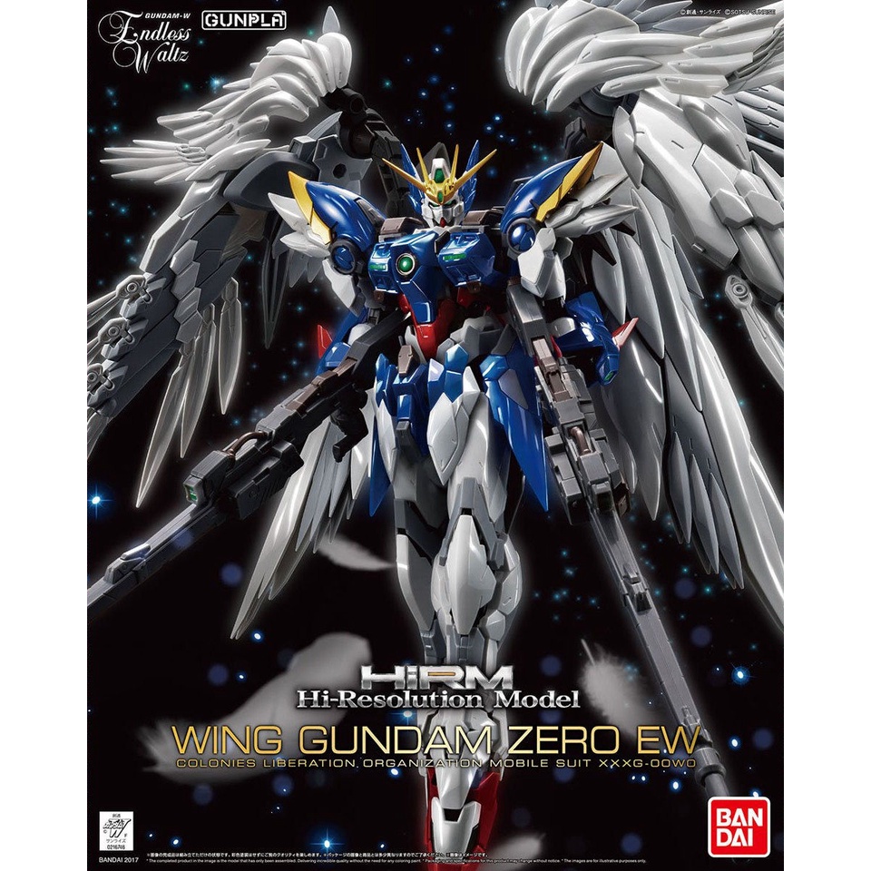 HiRM 1/100 Hi-Resolution Model Wing Gundam Zero Custom EW Bandai Ori