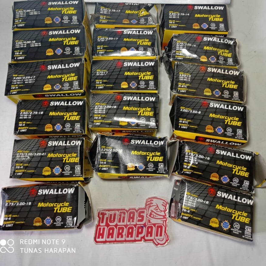 BAN DALAM MOTOR SWALLOW RING 19 ; 275/300-19