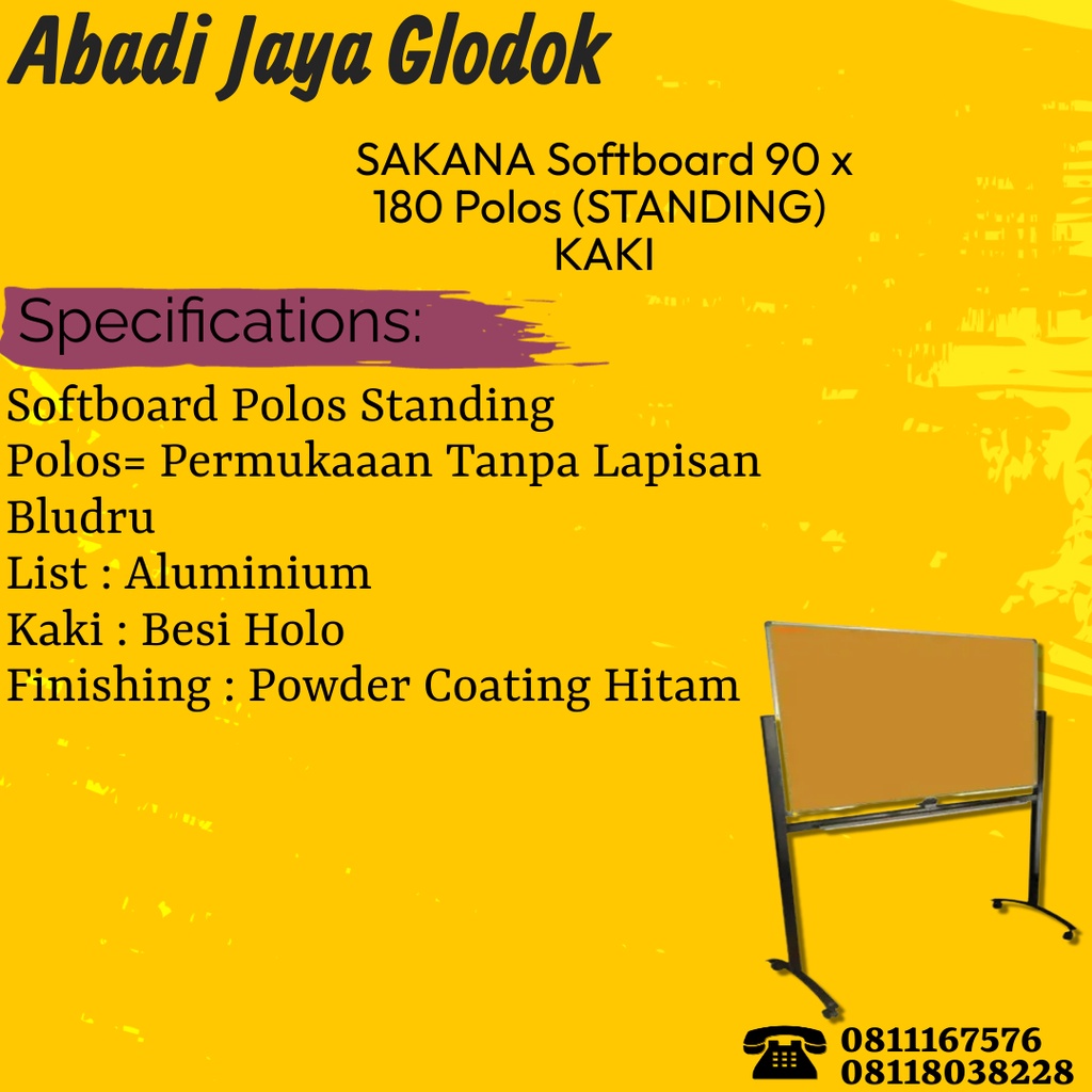 

SAKANA Softboard 90 x 180 Polos (STANDING) / KAKI