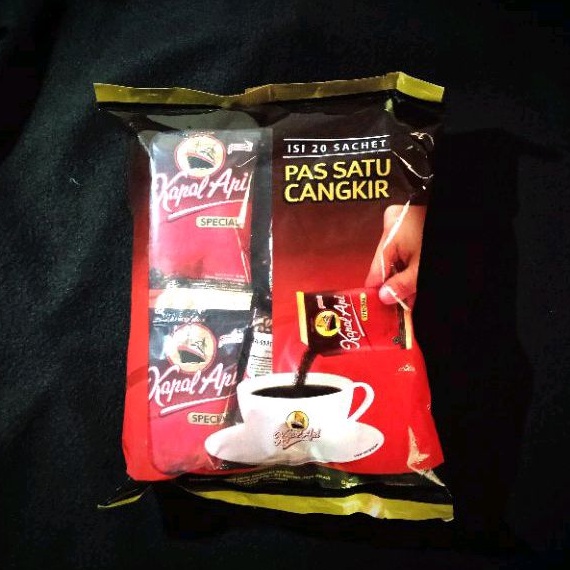 

Kopi Kapal Api Special Non Gula 2 Renceng 20 Sachet