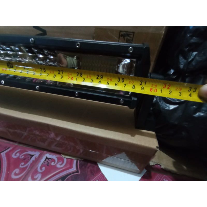 led bar ledbar lampu sorot tembak roofrak lighbar LED work lamp roof rak bemper HRJ ORIGINAL putih kuning 5 mode