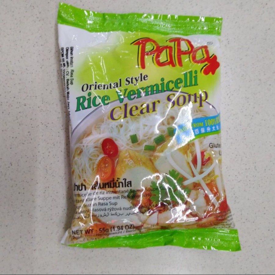 

Papa Bihun / Rice Vermicelli Clear Soup 1 Dus ( 30bks )