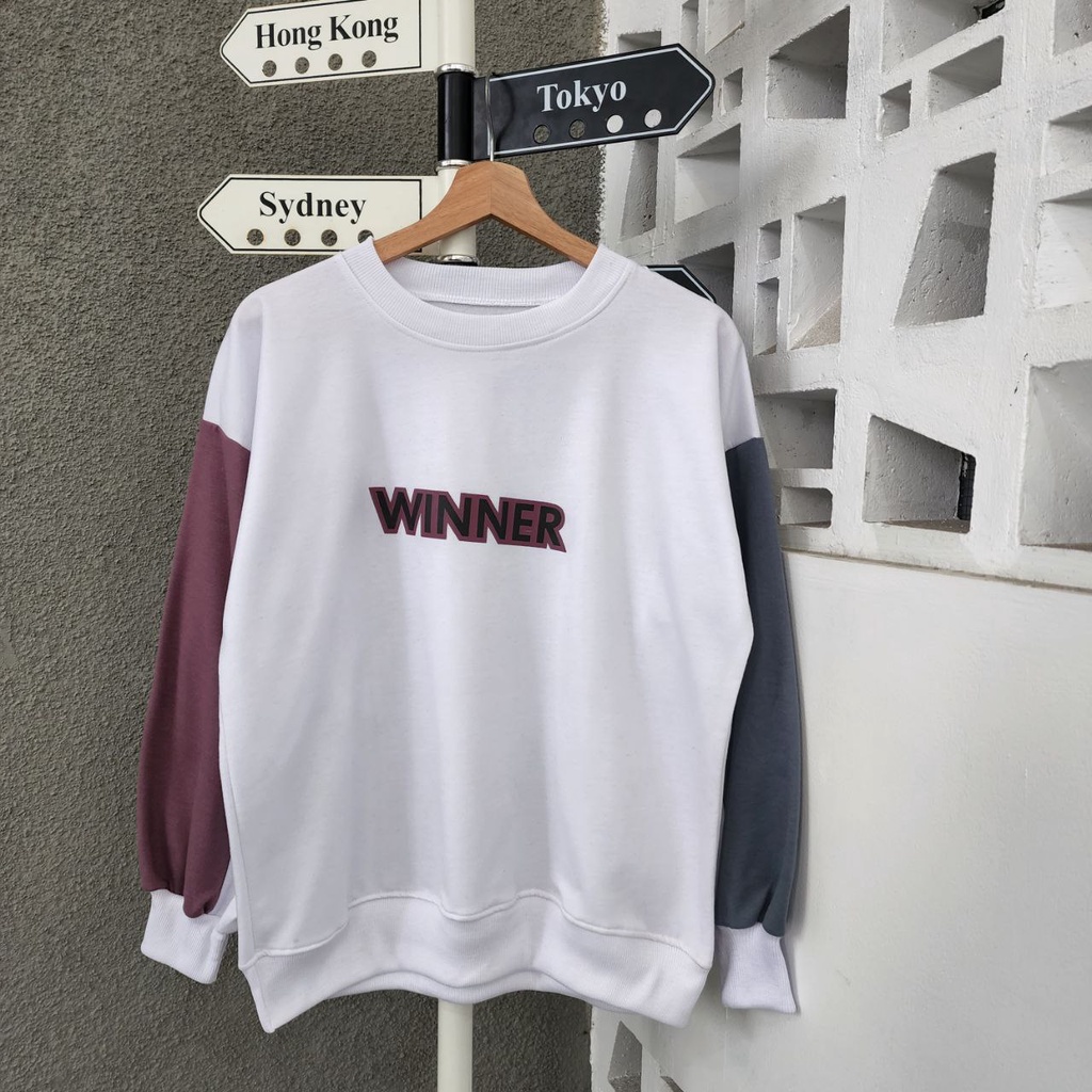 NOUSKA - WINNER Sweater Crewneck Sweashirt Korea Lucu Kekinian Korean Style