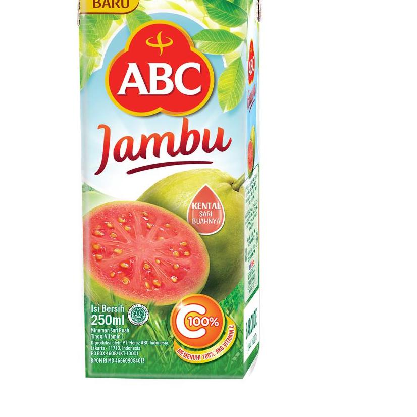 

BAYAR DITEMPAT✔️ABC Jus Jambu 250 ml - Multipack 12 pcs|RA1