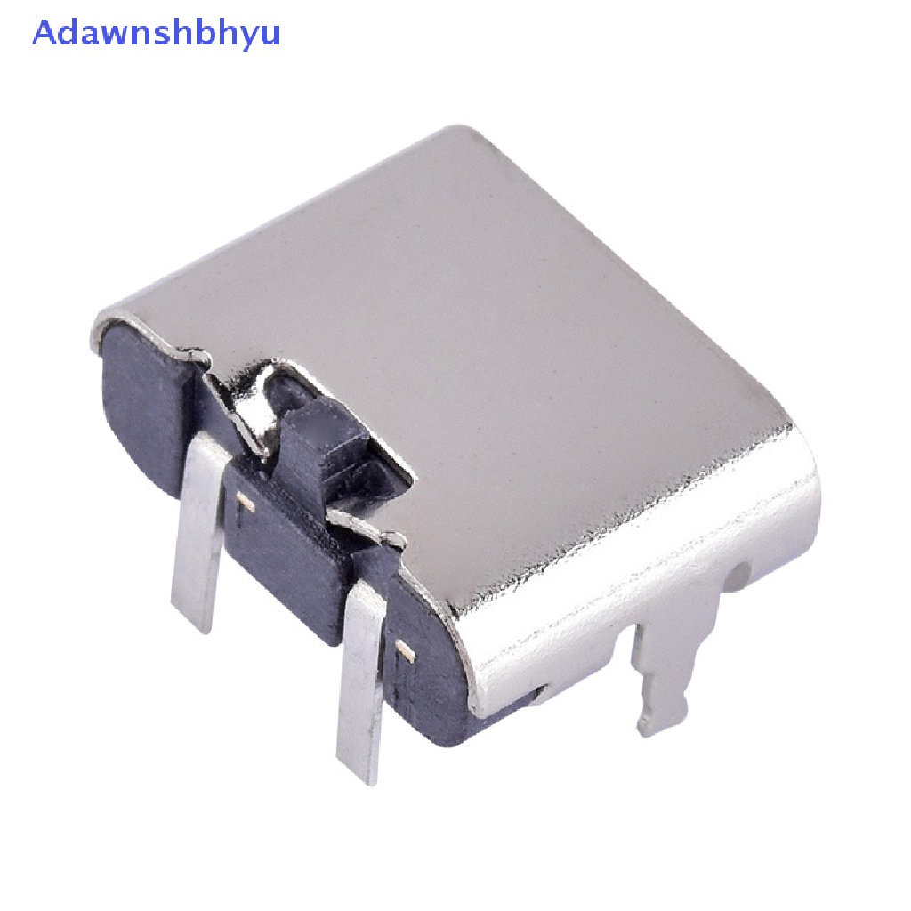 Adhyu 10Pcs 2pin Soket Konektor Micro USB Tipe C USB 3.1 Type-C Female Power Jack Dock Untuk Port Cas Ponsel ID