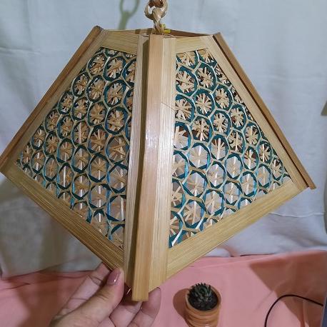 Produk Trending Kap Lampu Dinding Kap Lampu Gantung Anyaman Bambu