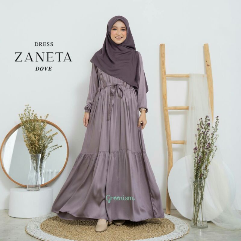 zaneta dress by greenism