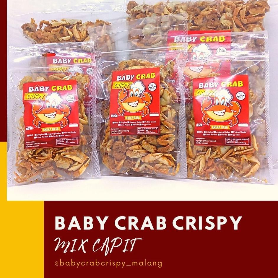 

ㆃ Camilan Halal Baby Crab Crispy Rajungan 50 gr ギ