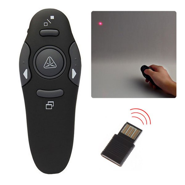 Laser Pointer 2.4GHz Wireless Presenter Cursor Control Remote Presentasi