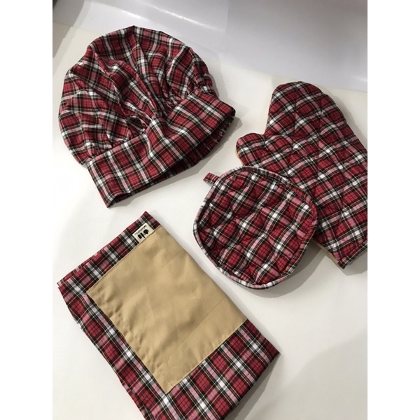 READY Kids Baking Set / celemek apron anak / cempal dapur anak