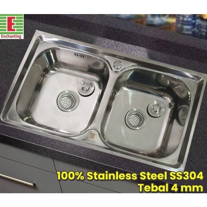 Kitchen Sink Dapur / Bak Cuci Piring Europe Enchanting E1075