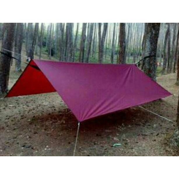 ⇿ Flysheet 2x3m / terpal tenda 2x3m ➺