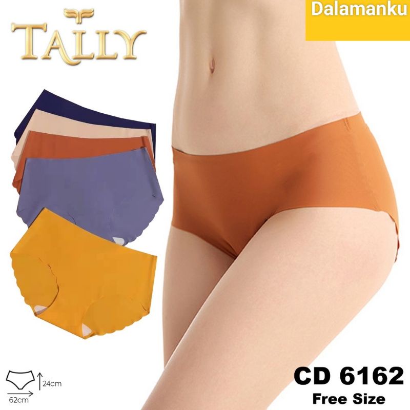 TALLY Celana dalam wanita bahan Seamless 6162 free fit to L-XL