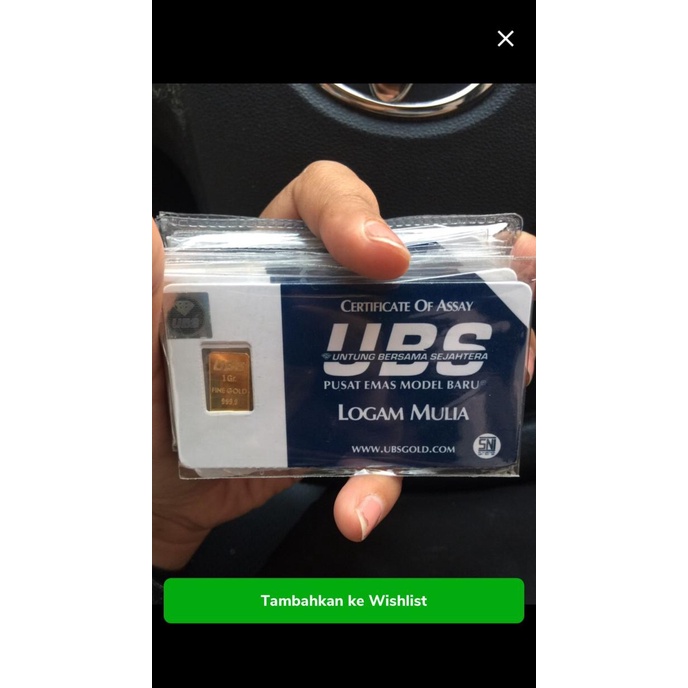 

[BISA COD] Untung Bersama Sejahtera 1gr pesanan khusus