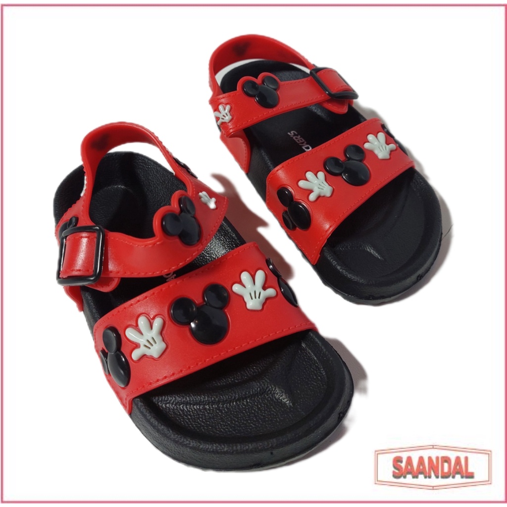 Sandal Gunung EVA Anak Laki-laki perempuan balita Micky Size 18-23 (Bisa Satuan COD)