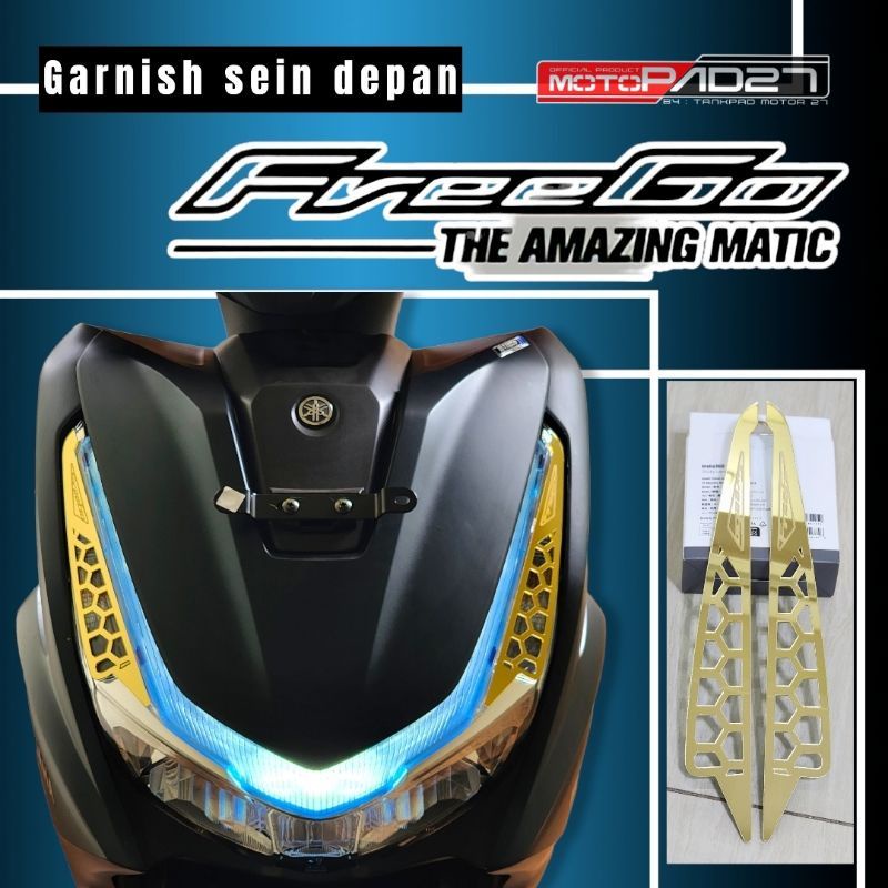 Motopad27 Garnish New Freego 125 Garnis Cover Tameng Yamaha New Freego 125 2023