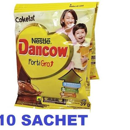 

BEST SELLER Dancow Susu Bubuk Instant FortiGro 10 Sachet 1 RENCENG PUTIH & COKLAT JU7**