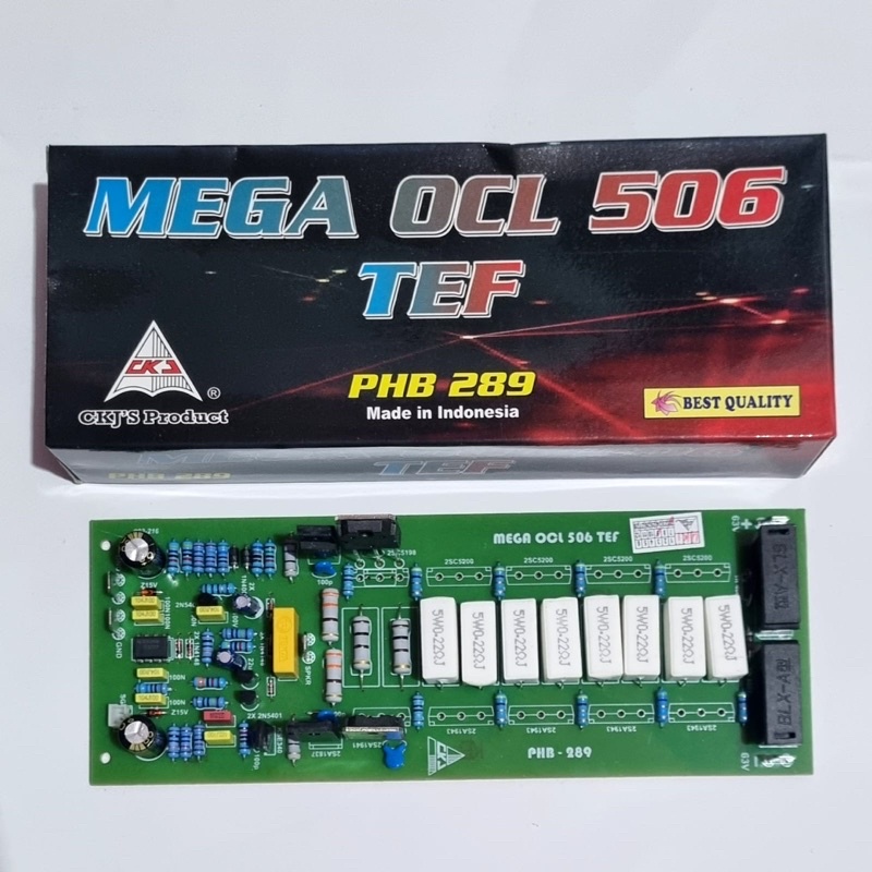KIT Driver Power Amplifier Mega OCL 506 TEF Sublow CKJ PHB 289