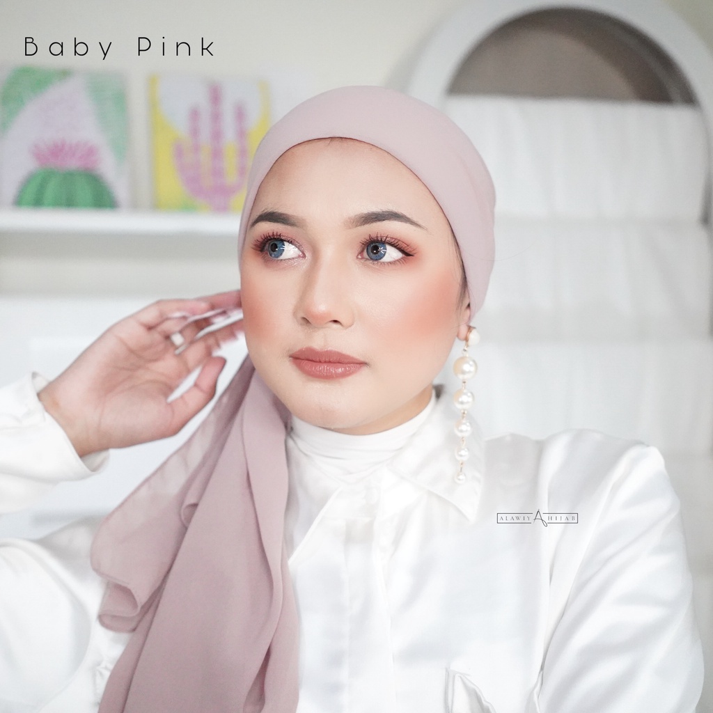 Alawiyahijab - Dima Instan ( Pashmina inner Ceruty Babydoll Premium )