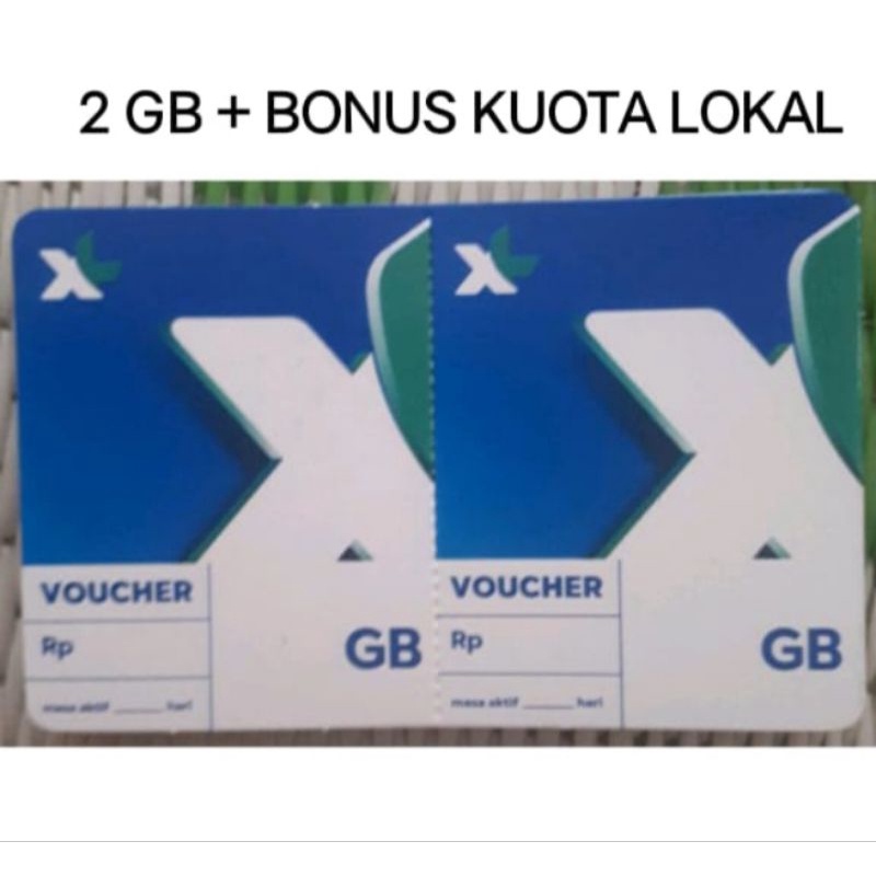 VOUCHER XL HOTROD 2 GB BONUS KUOTA HINGGA 2 GB