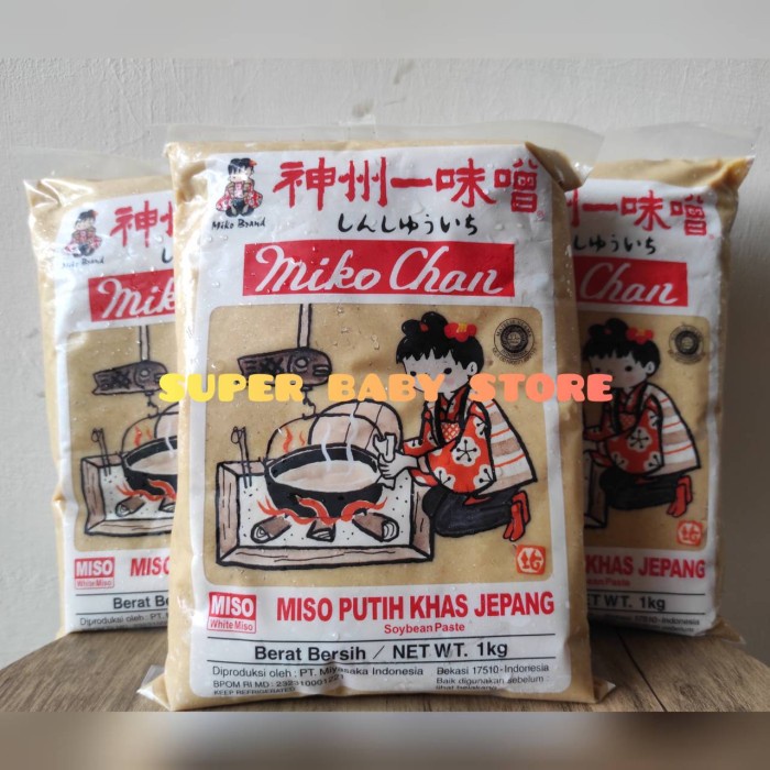 

Shinshuichi Mikochan Shiro Miso Paste- Pasta Miso- Tauco Jepang 1 Kg