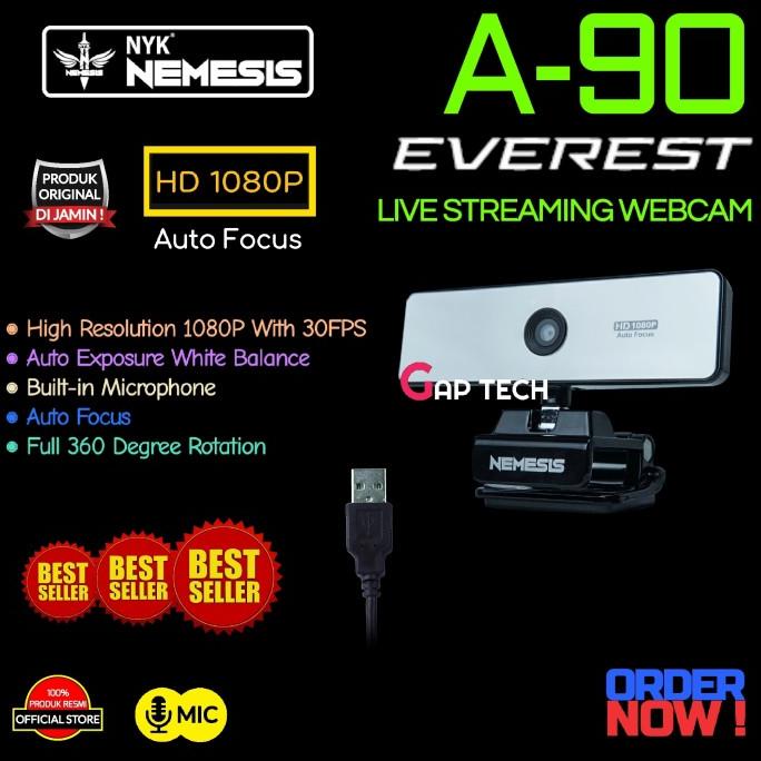NYK NEMESIS NYK A-90 / A 90 / A90 EVEREST Professional Streamer Webcam