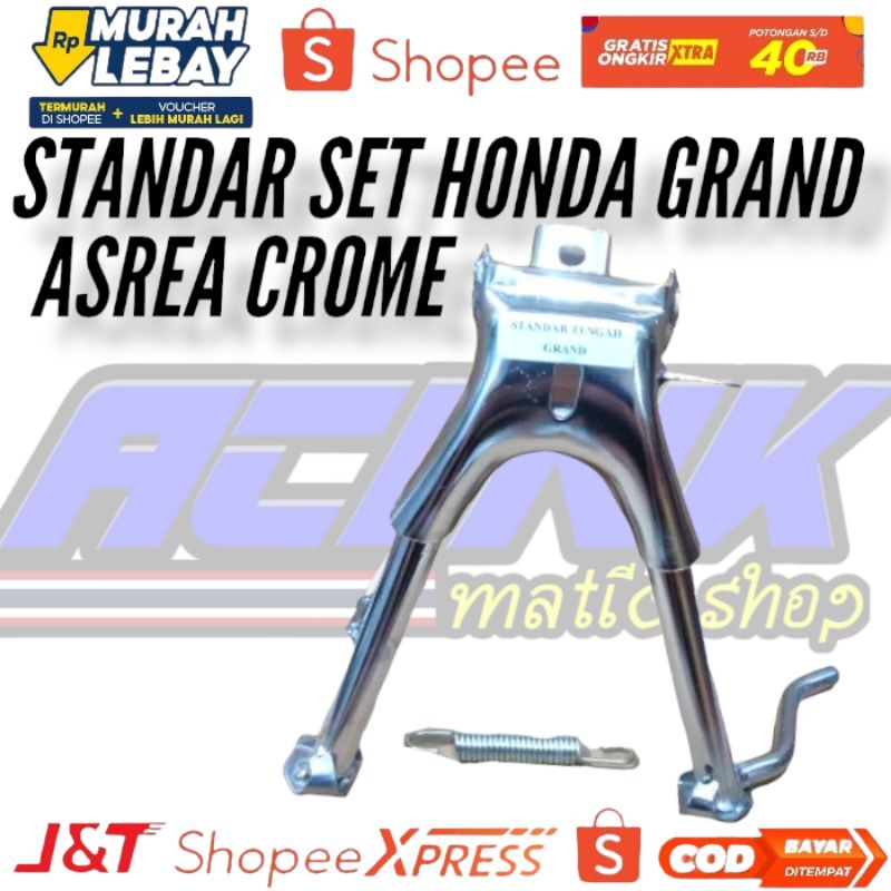 Standar tengah grand prima legenda c70 c700 c800 astrea 800 star crome jagrak tengah grand crome