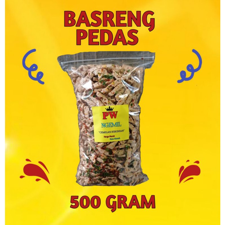 

CEMILAN BASRENG PEDAS DAUN JERUK 500 GRAM