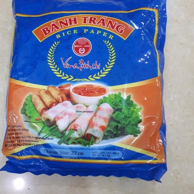 

✓ Rice Paper Vietnam Banh Trang BichChi 400gr / Kulit Lumpia Bantrang Banhtrang Ban Trang Berkualitas