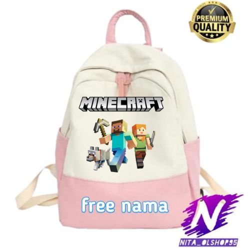 tas ransel minecraft tas anak