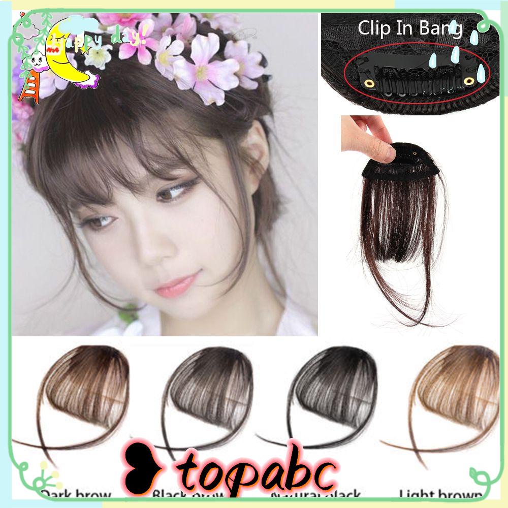 Top Hair Extension Woman Rambut Sintetis Tipis Alami