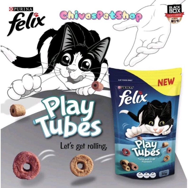 Jual SNACK FELIX PLAY TUBES CAT TREAT SNACK KUCING 50gr Shopee Indonesia
