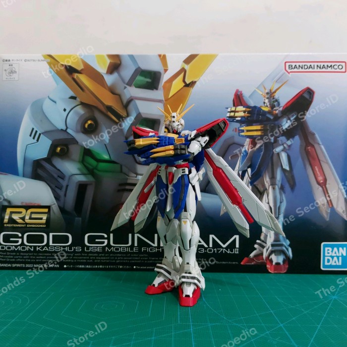 Gundam RG God Gundam (Sudah Dirakit) - Original Bandai