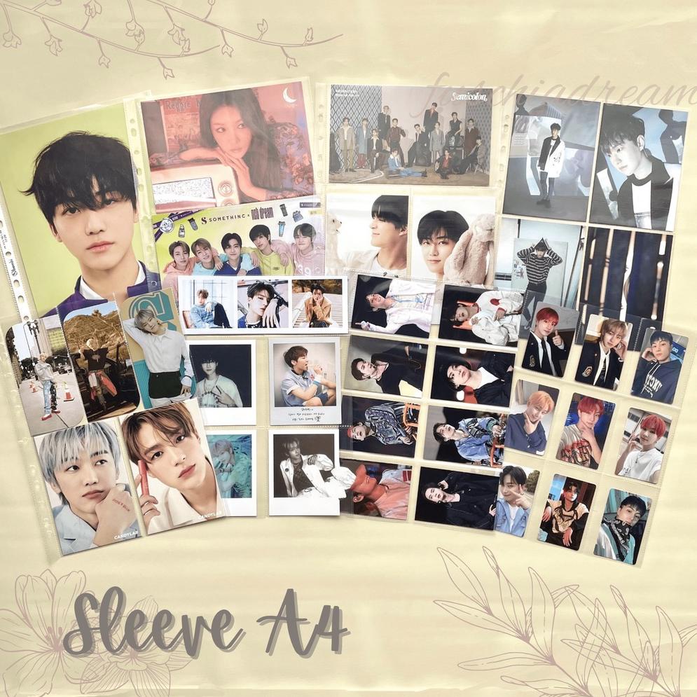 

(B-P1P)(☎) Sleeve Pocket A4 1P/2P/3P/4P/5P/6P/8P/9P/10P/12P/20P for Photocard Postcard KPOP proses cepat