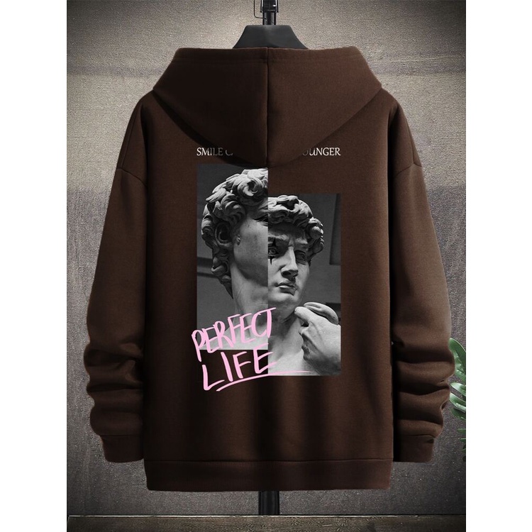 FERFECT LIVE  Jumper Hoodie II  Sweater Hoodie Trendy II Sweter Oblong Topi Sz M - XL ( Pria &amp; Wanita / Anak &amp; Dewasa )