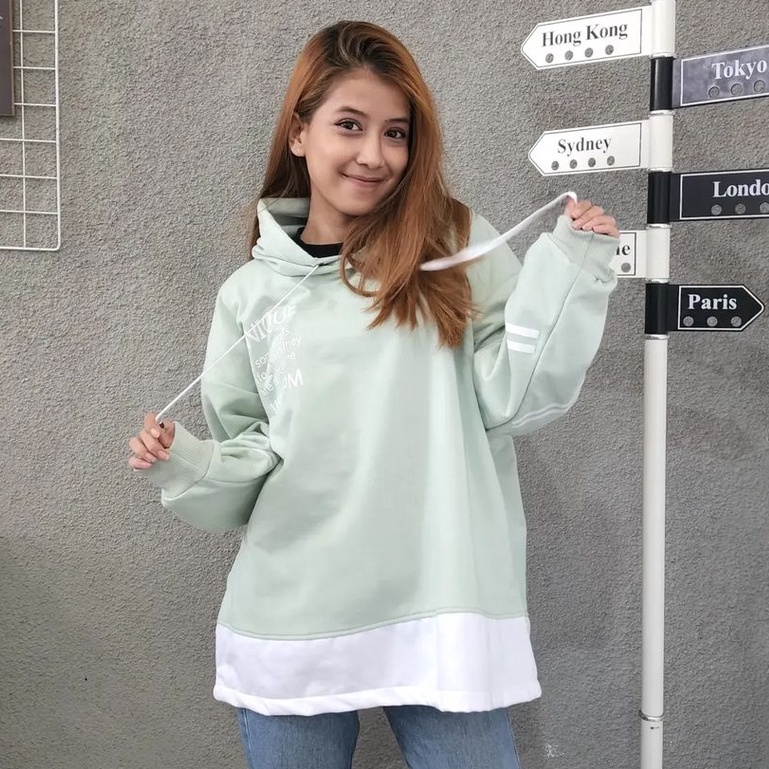 Unique Hoodie Sweater Hoodie Unisex Gaya Santai Simple