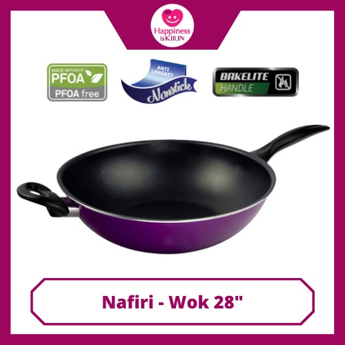 KIRIN WOK NAFIRI 28 TC / WAJAN PENGGORENGAN KIRIN 28CM
