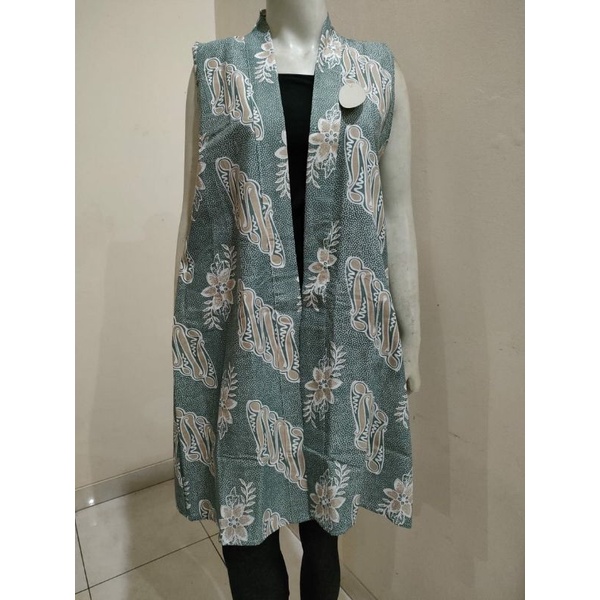 BLAZER BATIK PANJANG/BLAZER TANPA LENGAN/BLAZER FIT TO XL
